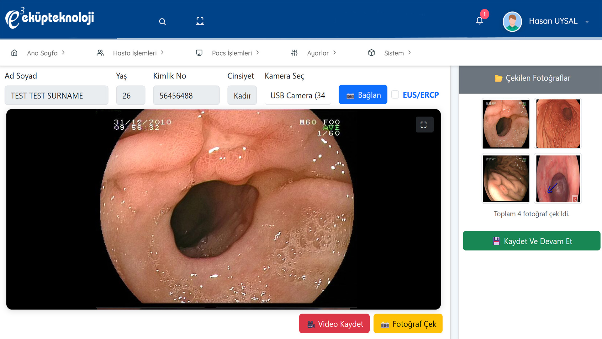 Dijital Görüntü Aktarım Ve Arşivleme Sistemi